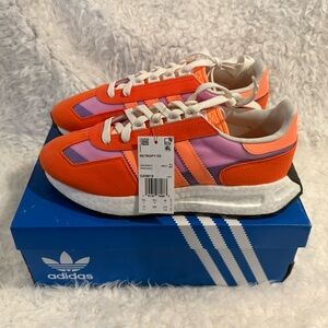 *NIB* Adidas Originals Retropy E5 -Impact Orange Bliss Lilac- Size 10
